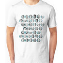 A Timeline of Philosophical Faces Unisex T-Shirt
