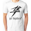 Suzuki Hayabusa "got hayabusa?" T-Shirt or Hoodie Unisex T-Shirt