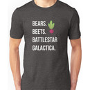 Bears. Beets. Battlestar Galactica. - The Office Unisex T-Shirt