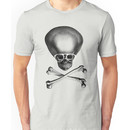 Pirate Geek - White Rims Unisex T-Shirt