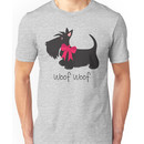 Woof Woof Scottie Dog Unisex T-Shirt