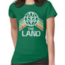 The Land Logo Distressed in Vintage Retro Style Women's T-Shirt