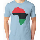 Red, Black & Green Africa Flag Unisex T-Shirt