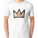 Gold & Black Basquiat Crown  Unisex T-Shirt