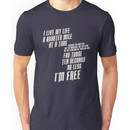 The Fast And The Furious - I Live My life Unisex T-Shirt