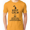 Keep Calm and Be SUPERCALIFRAGILISTICEXPIALIDOCIOUS T shirt Mary Poppins , Unique Gif Unisex T-Shirt