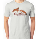 Cynet Farm Training Center - Silver Background / mini horse training driving jumping Unisex T-Shirt