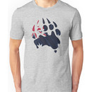 Oz Bear paw - true blue flag Unisex T-Shirt