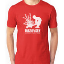 MayDay 2008: a celebration of work and family - White print Unisex T-Shirt