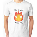 Howls moving castle - Calcifer - May all your bacon burn. Unisex T-Shirt