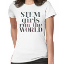 STEM Girls Run the World Women's T-Shirt