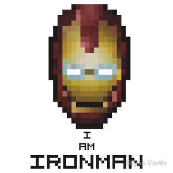 8-Bit Iron Man (Pixel Art)