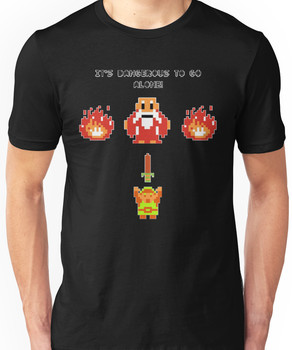 It's Dangerous To Go Alone - Legend of Zelda Unisex T-Shirt