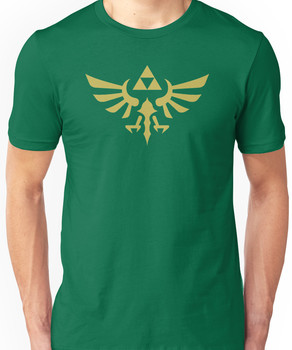 The Legend of Zelda Royal Crest (gold) Unisex T-Shirt