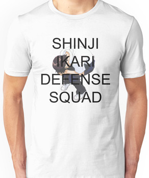 Protect Shinji Ikari - Black Text Unisex T-Shirt
