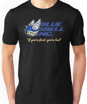 blue shell t shirt