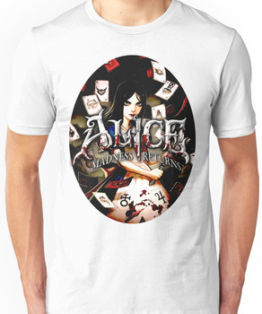 Alice The madness returns w/t title Unisex T-Shirt