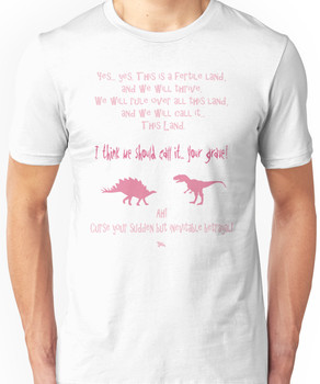 curse your sudden but inevitable betrayal, firefly, pink Unisex T-Shirt