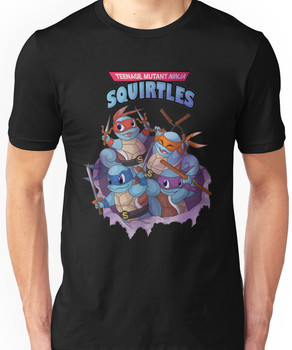 Ninja - Teenage Mutant Ninja Squirtles Unisex T-Shirt