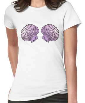 Mermaid Shells Lilac Sparkles Women's T-Shirt