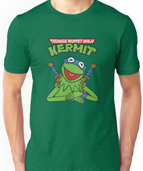 Teenage Muppet Ninja Kermit Unisex T-Shirt