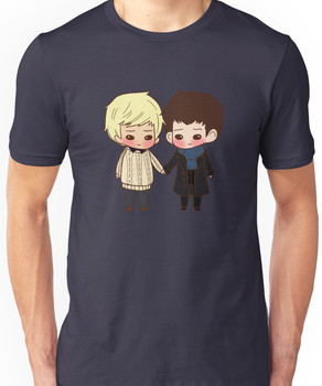Merlin and Arthur as Sherlock and John Unisex T-Shirt