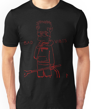 xxxTentacion - Bart Simpson Devil/Demon Design Unisex T-Shirt