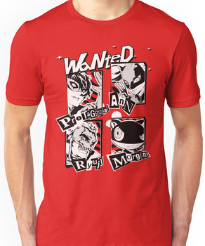 Persona 5 Wanted Posters Unisex T-Shirt
