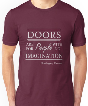 Doors are for people with no imagination Unisex T-Shirt