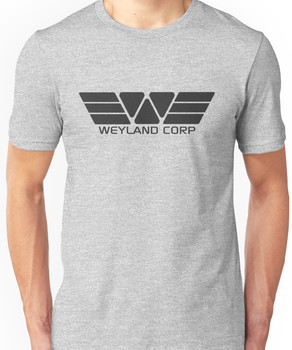Weyland Corp logo - Alien - Grey Unisex T-Shirt