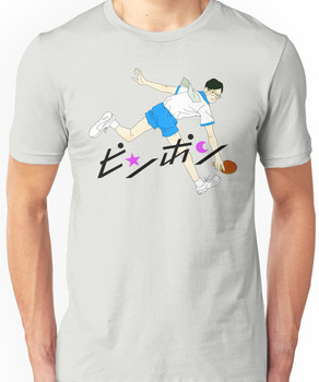 Ping Pong Smile Print Unisex T-Shirt
