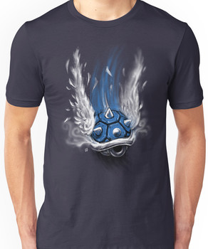 blue shell t shirt