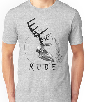 Eat the Rude - clock Unisex T-Shirt