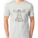 Vitruvian man by Leonardo Da Vinci  Unisex T-Shirt