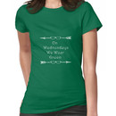 Olicity/Arrow: On Wednesdays We Wear Green Women's T-Shirt