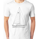 Dana 24 sail plan T shirt (Printed on FRONT) Unisex T-Shirt