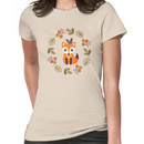 Little Fox with Autumn Berries Women's T-Shirt