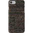 Shakespeare Insults Dark - Revised Edition (by incognita) iPhone 7 Cases