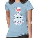 Cute Blue Octopus Women's T-Shirt