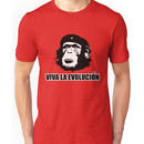 Viva La Evolucion Funny Chimp Che Unisex T-Shirt