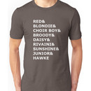 Dragon Age Nicknames (In White Text) Unisex T-Shirt