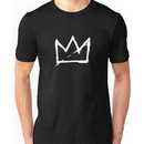 White Basquiat crown Unisex T-Shirt