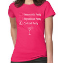 Democratic Republican Cocktail Party T Shirt Women's T-Shirt