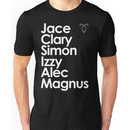 Shadowhunters of New York (& Simon Lewis and Magnus Bane) Unisex T-Shirt