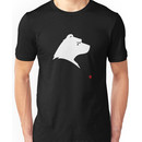 Polar Bear Silhouette Portrait Unisex T-Shirt