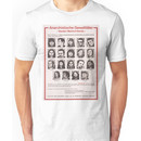 Red Army Faction/Baader-Meinhof wanted poster Unisex T-Shirt
