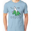 To The Disco (Unicorn Riding Triceratops) Unisex T-Shirt