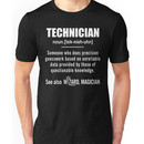 Technician Gifts - Technician Definition Shirt - Funny Technician Meaning Shirt Unisex T-Shirt