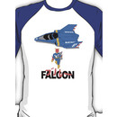 The Legendary Blue Falcon Baseball  Sleeve
