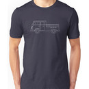 VW Type 2 Crew Cab Blueprint Unisex T-Shirt